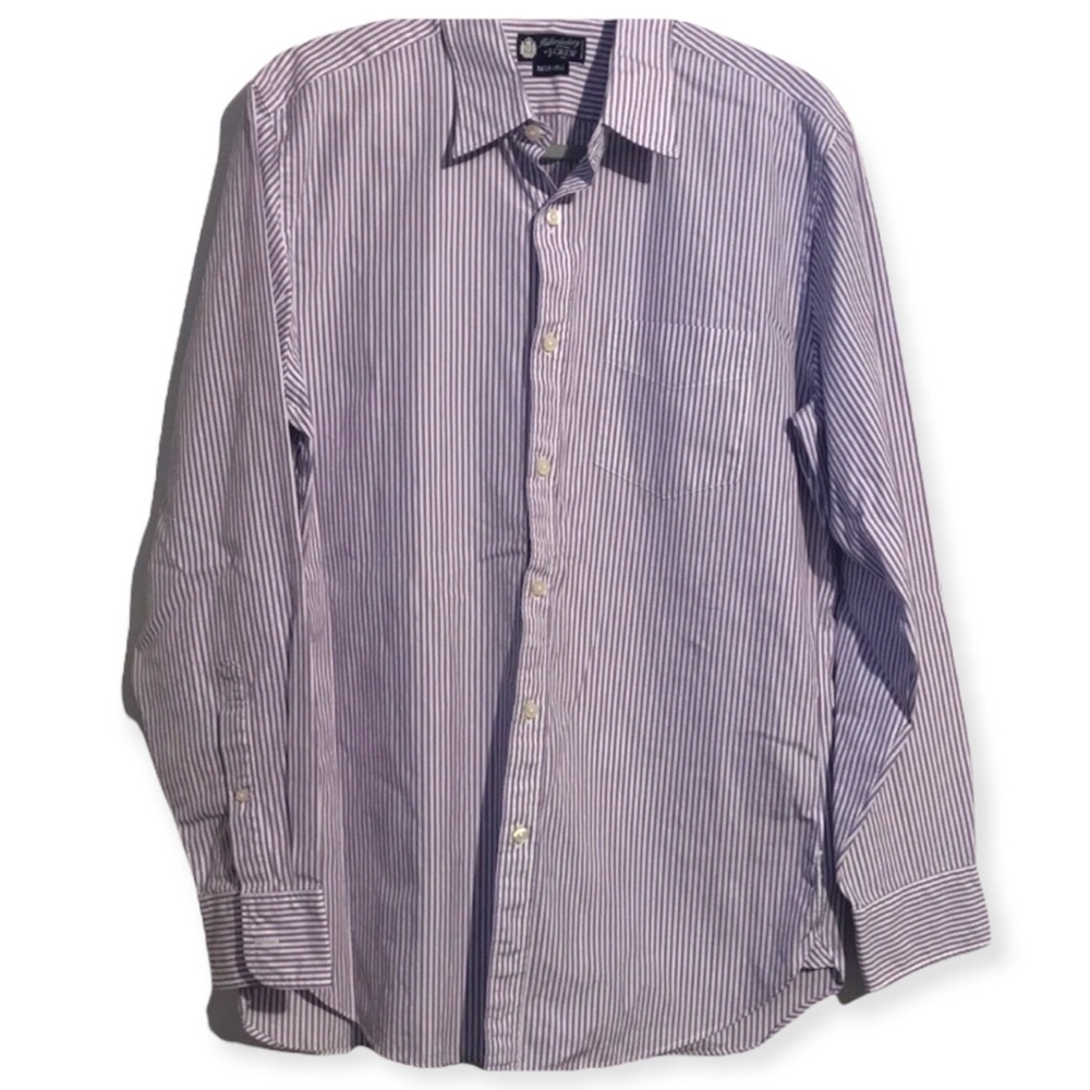 NWOT J. Crew Purple Pinstripe Dress Shirt
